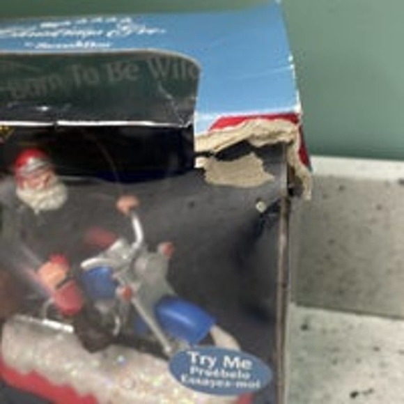 Santa's Best Vintage Musical Santa on Motorcycle "Born To Be Wild" - Picture 3 of 6